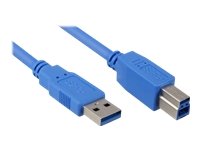 Comprar Sharkoon USB 3.0 A-B - Cable USB (USB A, USB B, Azul, 360 x 360 x 280 mm) al mejor precio