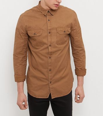 Comprar Camel Double Pocket Long Sleeve Shirt al mejor precio