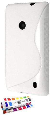 Comprar Muzzano F11184 - Funda para Nokia Lumia 520, color blanco al mejor precio