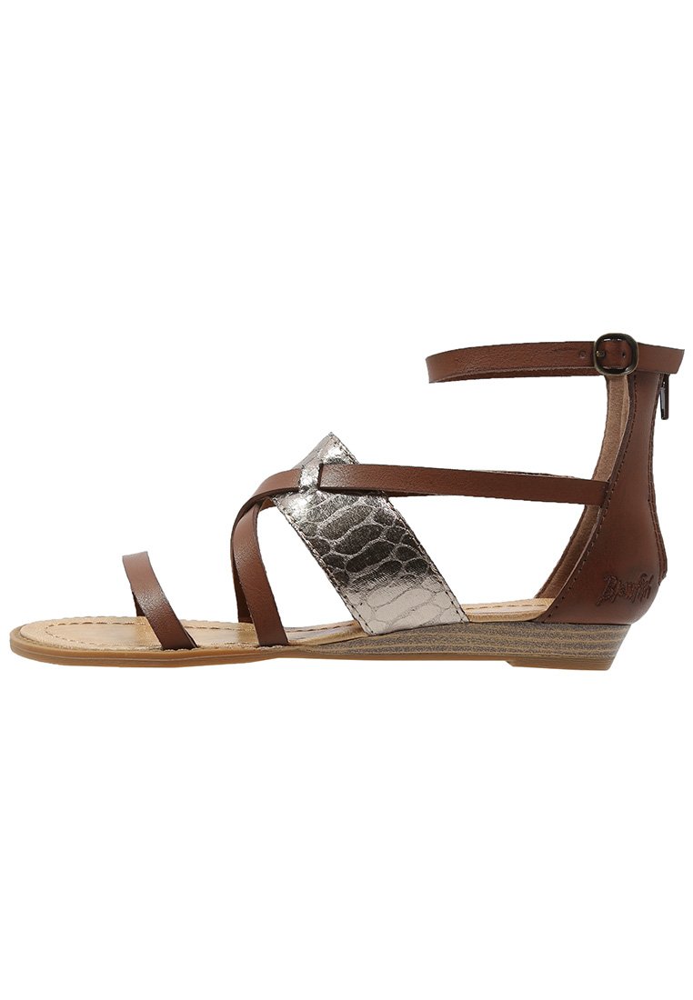Comprar Blowfish BADOT Sandalias de cuña whiskey/pewter al mejor precio