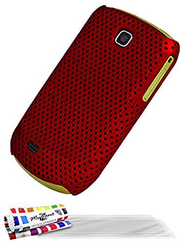 Comprar Muzzano F26S06-3431608 - Funda para Samsung Galaxy Mini, con 3 protectores de pantalla, color rojo al mejor precio