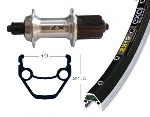 Comprar H Rueda de 26 x 1.75deore LX 8/9 F. Silb.SSP, 36 agujeros Exal ZX 19 schw/Silb.Niro de spei. al mejor precio