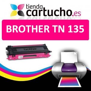 Comprar Toner MAGENTA BROTHER TN 135 compatible, sustituye al toner original TN-135MToner MAGENTA BROTHER TN 135 compatible, sustituye al toner original TN-135M al mejor precio