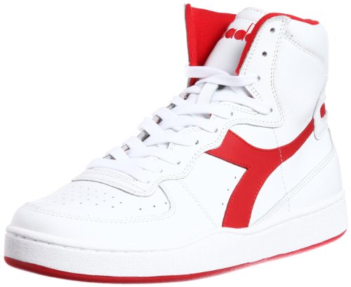 Comprar Diadora Mi Basket - Zapatillas de Piel para mujer Varios Colores Multicolore (C0823 Bianco/Rosso Ferrari Italia) 44 al mejor precio