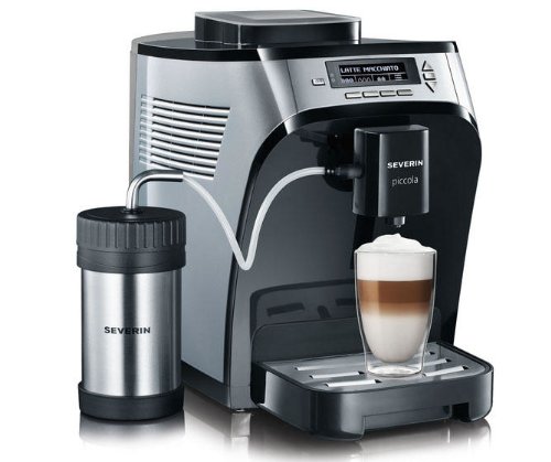 Comprar Severin KV 8061 - Cafetera super automática, color plata y negra al mejor precio