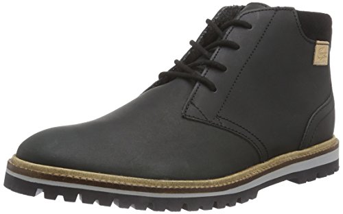 Comprar Lacoste MONTBARD CHUKKA - botas chukka de cuero hombre, color negro, talla 44.5 al mejor precio