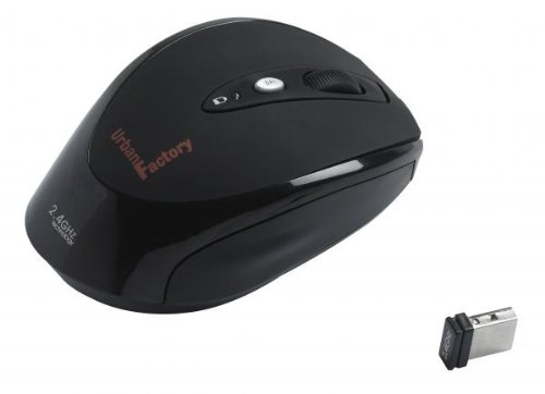 Comprar Urban Factory Beautiful Desktop Wireless - Ratón (RF inalámbrico, Laser, 1000 DPI, 2.4 GHz) al mejor precio