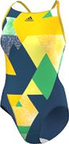 Comprar adidas RI ART 1PC B - Bañador para mujer, color azul / amarillo, talla 44 al mejor precio