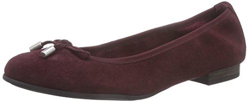 Comprar s.Oliver 22112 - bailarinas cerradas de cuero mujer, color rojo, talla 41 al mejor precio