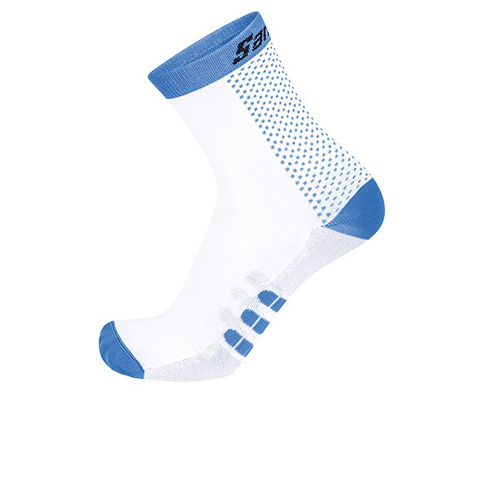 Comprar Santini Two Medium Profile Socks - Blue - M-L al mejor precio