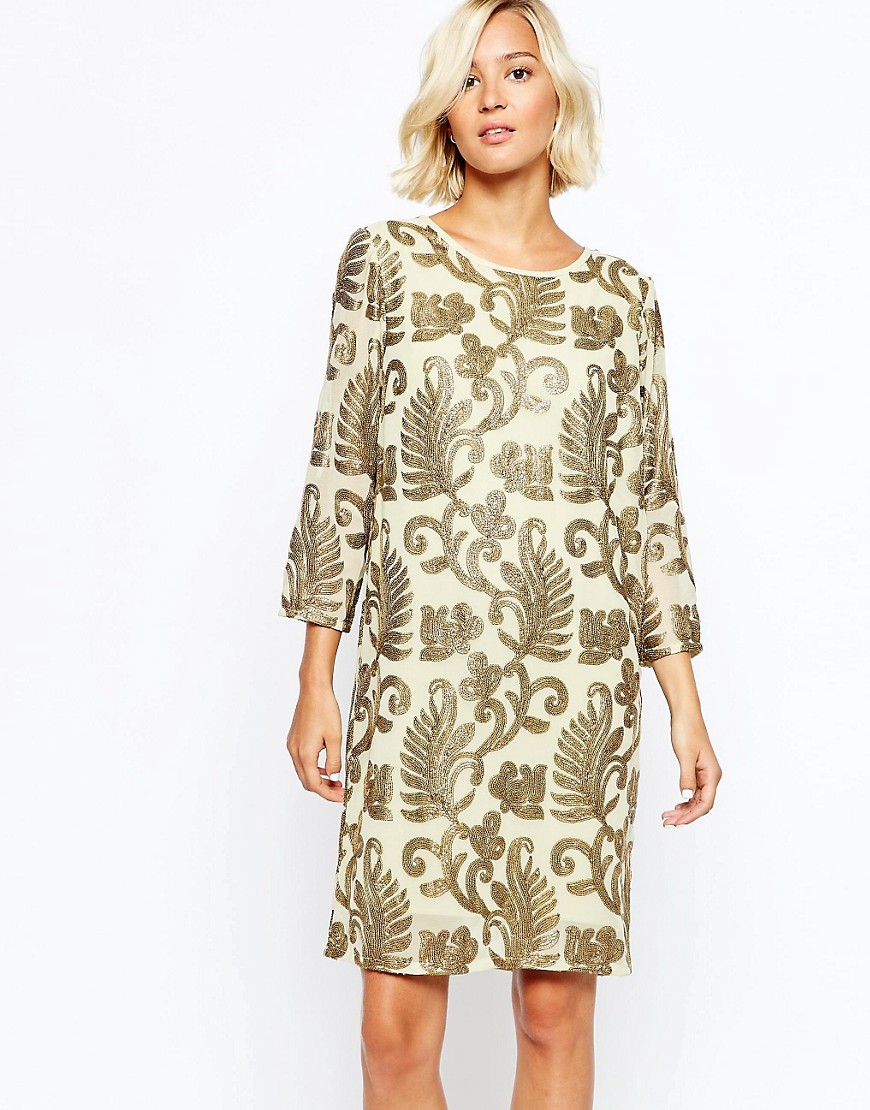 Comparar mejores precios Vestido con adornos Luella de Selected con descuentos Comprar Vestido con adornos Luella de Selected al mejor precio