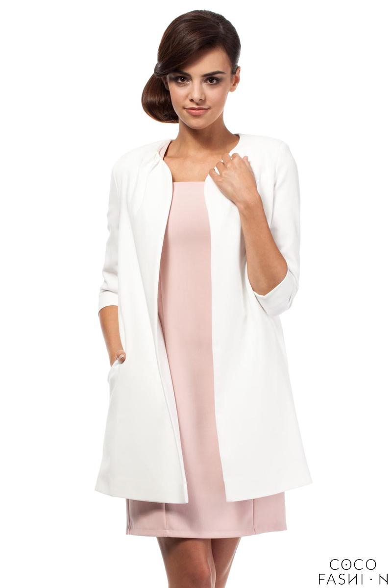 Comprar Ecru Elegant Long Blazer al mejor precio