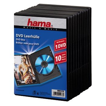 Comparar mejores precios DVD-Leerhülle Standard, 10er-Pack, Schwarz con descuentos Comprar DVD-Leerhülle Standard, 10er-Pack, Schwarz al mejor precio