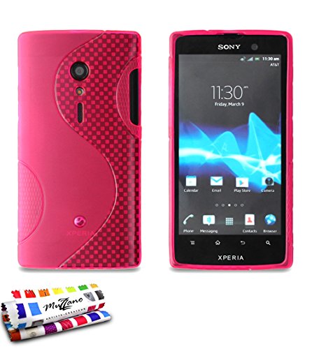 Comprar Muzzano F58S07-8104057 - Funda para Sony Xperia Ion / LT28, color rosa al mejor precio