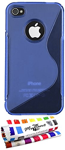 Comprar Muzzano F09S04-219857 - Funda para Apple iPhone 4, color azul al mejor precio