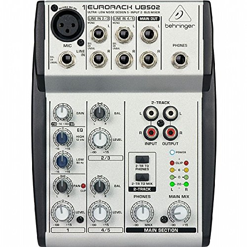 Comprar MEZCLADOR BEHRINGER EURORACK UB502 al mejor precio