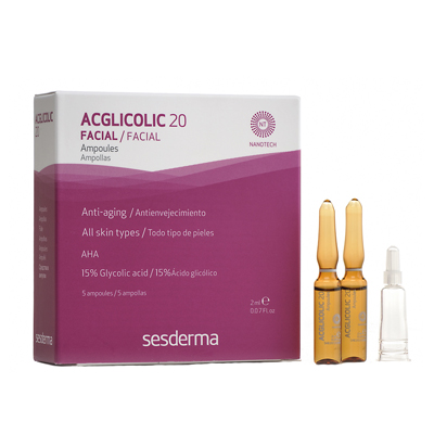 Comprar Ampollas Sesderma Acglicolic 20 5 x 2 ml. al mejor precio