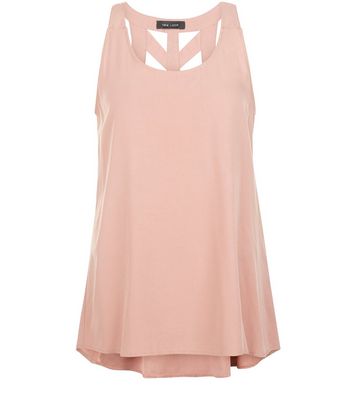 Comprar Mid Pink Lattice Back Shell Top al mejor precio