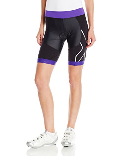 Comprar G:2 - Pantalón corto de triatlón para mujer - L, negro / púrpura al mejor precio