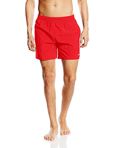 Comprar Speedo Solid - Bañador de natación para hombre, color rojo, talla M al mejor precio