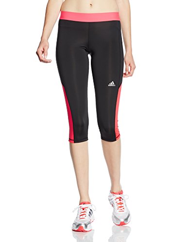 Comprar adidas AIS TF Capri - Pantalón capri para mujer, color negro / naranja / plata, talla S al mejor precio