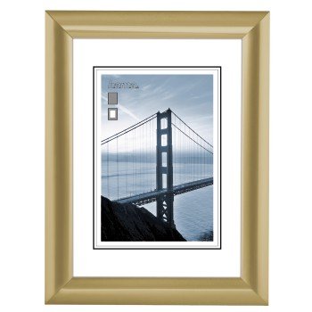 Comprar Hama Malaga - Marco (Single picture frame, Oro, Vidrio, De plástico, 30 x 40 cm) al mejor precio
