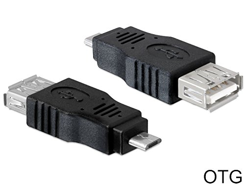 Comprar DeLOCK 65325 - Adaptador para cable (Micro USB B, USB 2.0 A, Macho/Hembra), color negro al mejor precio