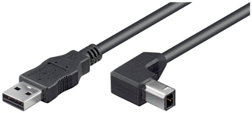 Comprar Wentronic USB 2.0 AB 050 R/A HiSpeed, 0.5m - Cable USB (0.5m, USB A, USB B, Macho/Macho) Negro al mejor precio