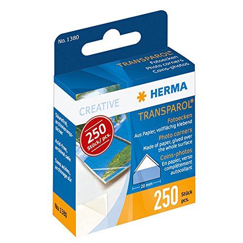 Comparar mejores precios Herma Transparol photo corners dispenser pack 250 pcs. - Cartel con descuentos Comprar Herma Transparol photo corners dispenser pack 250 pcs. - Cartel al mejor precio