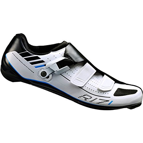Comprar Shimano R171 anchos de carbono ciclismo de carretera zapatos - blanco - EU 50 al mejor precio