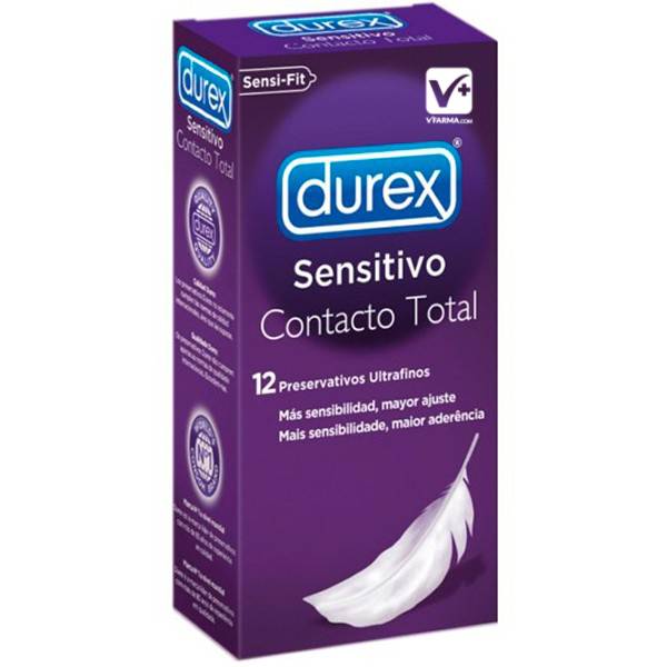 Comprar Preservativos Durex Contacto Total 12 Uds. al mejor precio