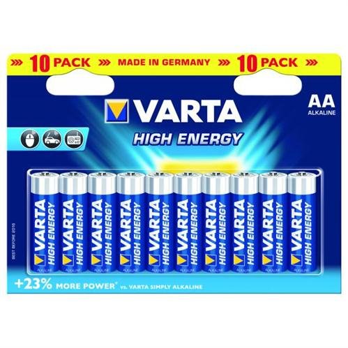 Comprar Varta High Energy AA 10-pack - Pilas (Alcalino, AA) al mejor precio