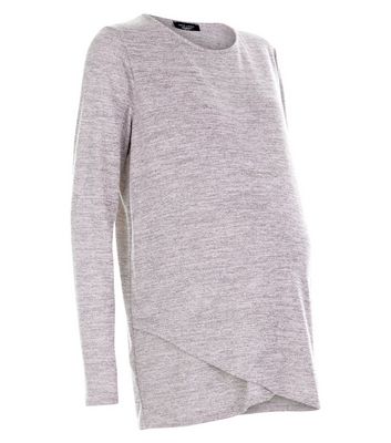 Comprar Maternity Shell Pink Fine Knit Wrap Front Top al mejor precio