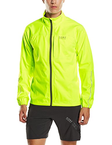 Comprar Gore Running Wear Essential Gore-Tex Active - Chaqueta para hombre, color amarillo, talla L al mejor precio
