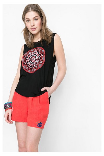 Comprar Desigual - Mujer - Top sin mangas negro - Blackville Aricia - Size M al mejor precio
