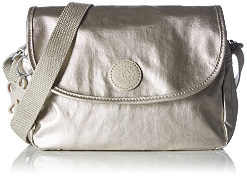 Comprar Kipling CAYLEEN BP - Bolso de hombro de material sintético mujer, Blanco (Blanc (Silver/Beige N)), talla única al mejor precio