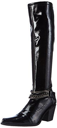 Comprar Un Matin d'Eté Gacio - Botas de Piel y Sintético para mujer Negro Noir (T Vernis Naplack St/Vver Noir) 42 al mejor precio