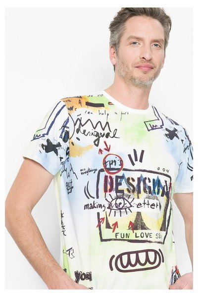 Comprar Desigual - Hombre - Camiseta con estampado original - Robert - Size XXL al mejor precio