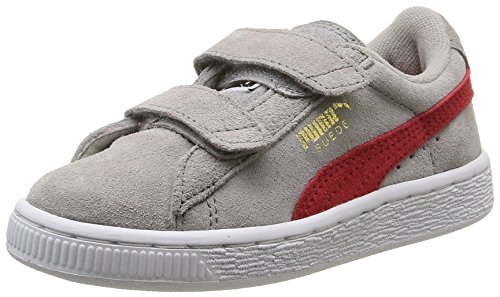 Comprar Puma 356274 - Zapatillas infantil, color gris (drizzle/high risk red), talla 35 al mejor precio