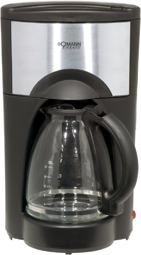Comprar Bomann KA 1341 CB, Negro, Acero inoxidable, 1000 W, 230 V, 50 Hz, CE - Máquina de café al mejor precio