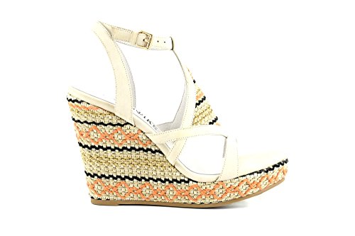 Comprar Cafè Noir OHA9342241410 2241 GHIACCIO/ARANCIO 41 Sandalias de cuña EN TELA vendada al mejor precio