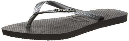 Comprar Havaianas SLIM LOGO METALLIC, Sandalias de Punta Descubierta Mujer, Negro (BLACK/GRAPHITE 1164), 43/44 EU al mejor precio