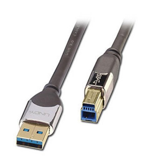 Comprar Lindy 41611 - Cable USB 3.0 CROMO tipo A macho a tipo B macho, 1m al mejor precio