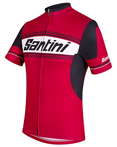 Comprar Santini 365 SP94275TAUCL - Santini Tau Short Sleeve Jersey Red 3Xlarge al mejor precio