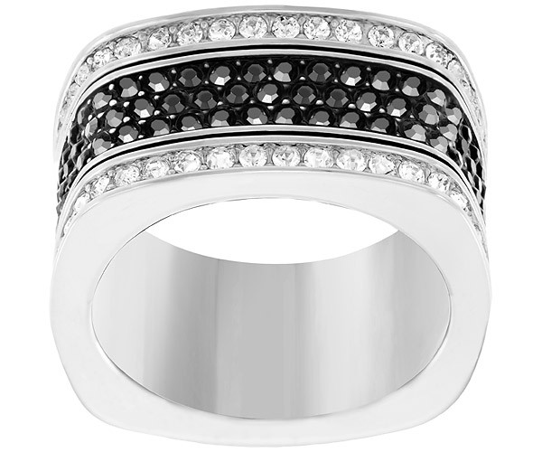 Comprar Swarovski Vio Wide Anillo Verde azulado Chapado en rodio al mejor precio