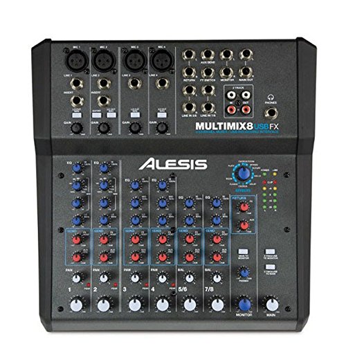 Comparar mejores precios Alesis 8-USB - Multimix-8 usb fx mezclador 8 canales multiefectos eq 3 bandas con descuentos Comprar Alesis 8-USB - Multimix-8 usb fx mezclador 8 canales multiefectos eq 3 bandas al mejor precio
