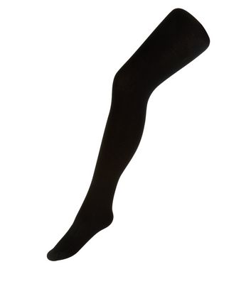 Comprar Teens Black Cotton Tights al mejor precio