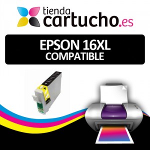 Comprar EPSON 16XL NEGRO Compatible ref. T1631EPSON 16XL NEGRO Compatible ref. T1631 al mejor precio