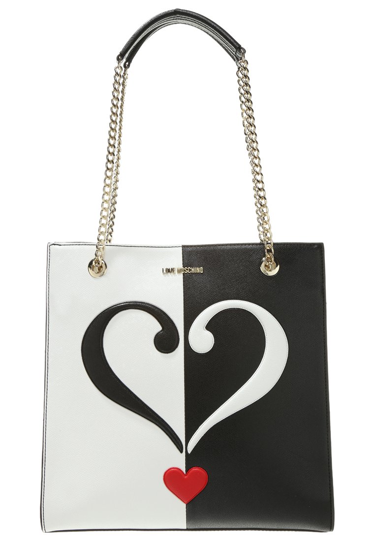Comprar Love Moschino Bolso de mano nero/white al mejor precio