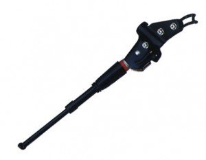 Comprar 'Caballete trasero 20 - 28, aluminio negro verst ellb. Soporte al mejor precio